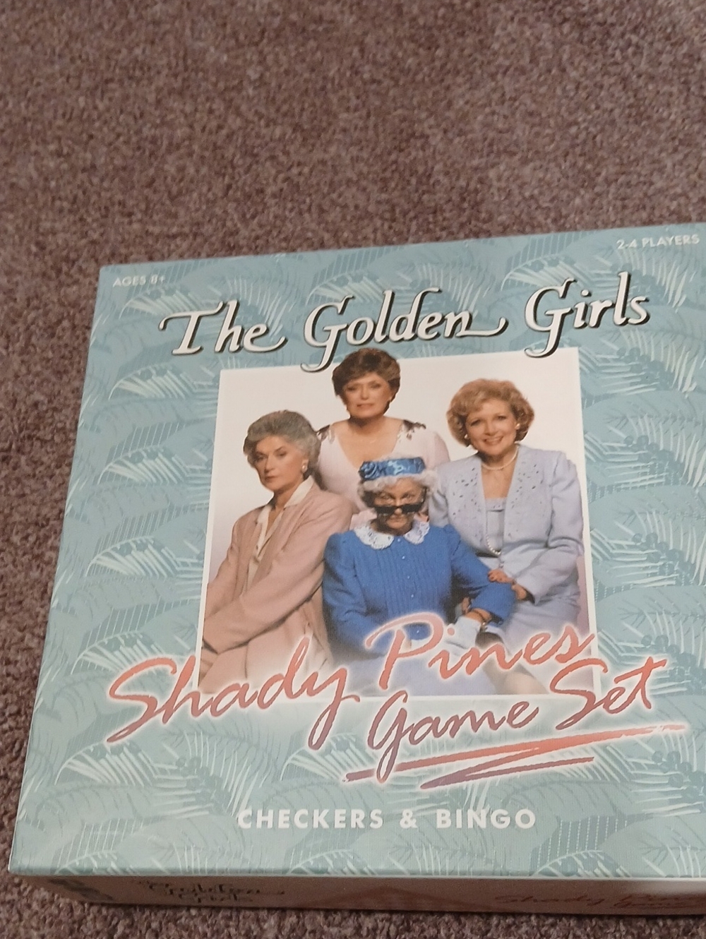 The Golden Girls Shady Pines Game Set - Blue & Teal Box